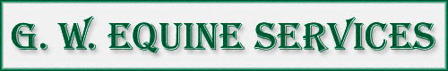 G.W. Equine Services Header